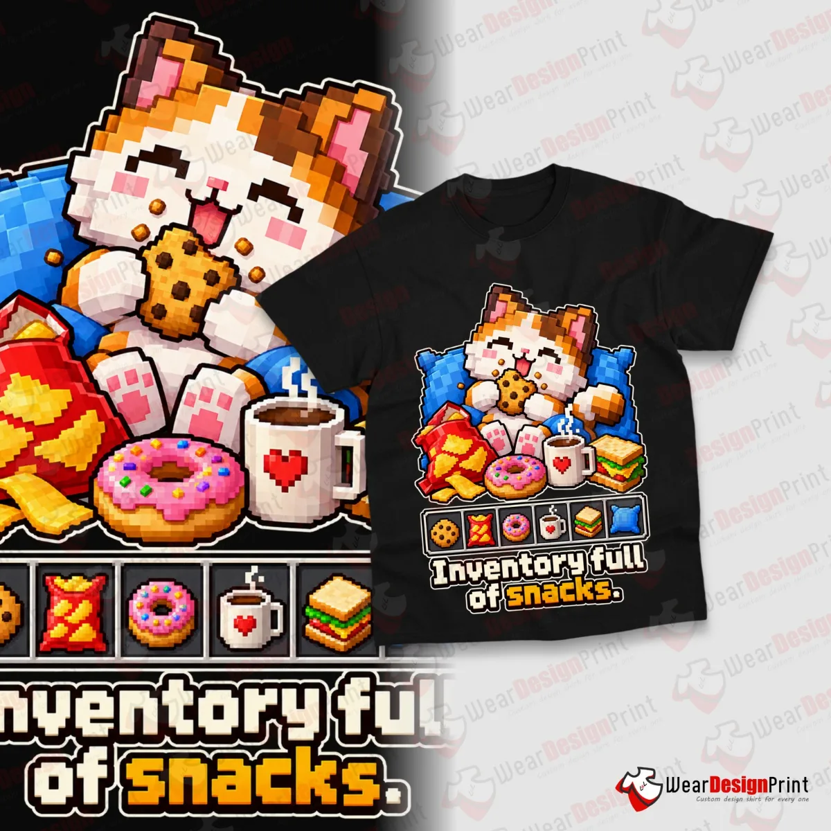 Pixel Art Kids Shirt Designs 16PCS PNG Bundle — view 17